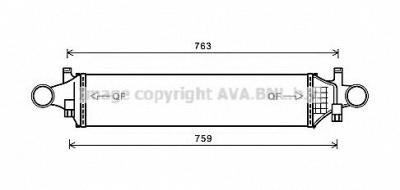 AVA QUALITY COOLING ms4658 -  Интеркулер